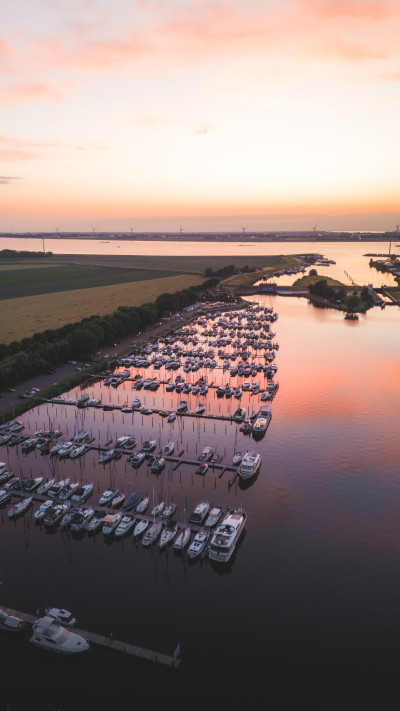 Ligplaats 15 x 5,5 meter - Jachthaven Waterkant - Dinteloord